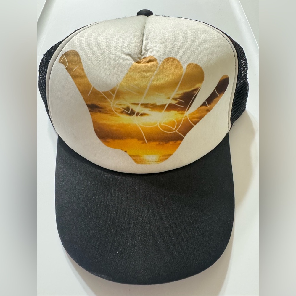 Sunset Graphic Trucker Hat